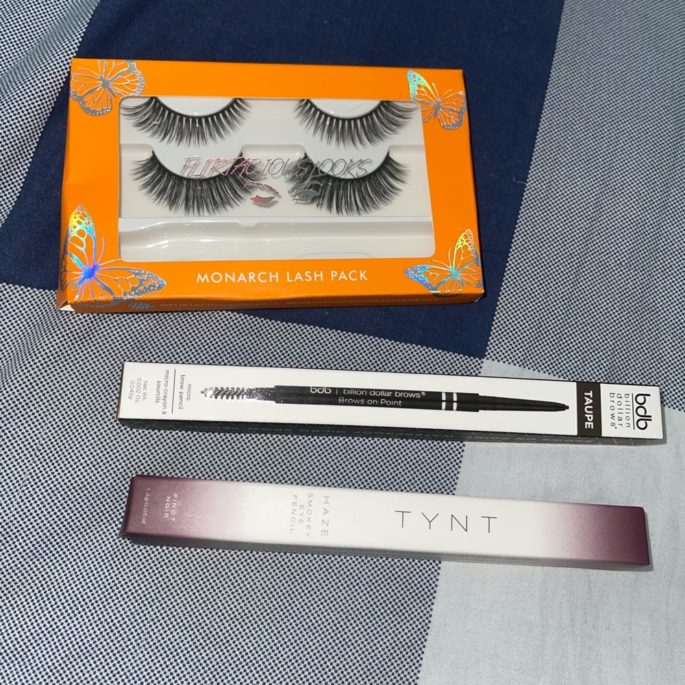 Three pack of brow/ eyewear makeup